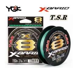 YGK X-BRAID TSR X8 PE Línea de Pesca Japonesa Trenzada 8 Carretes