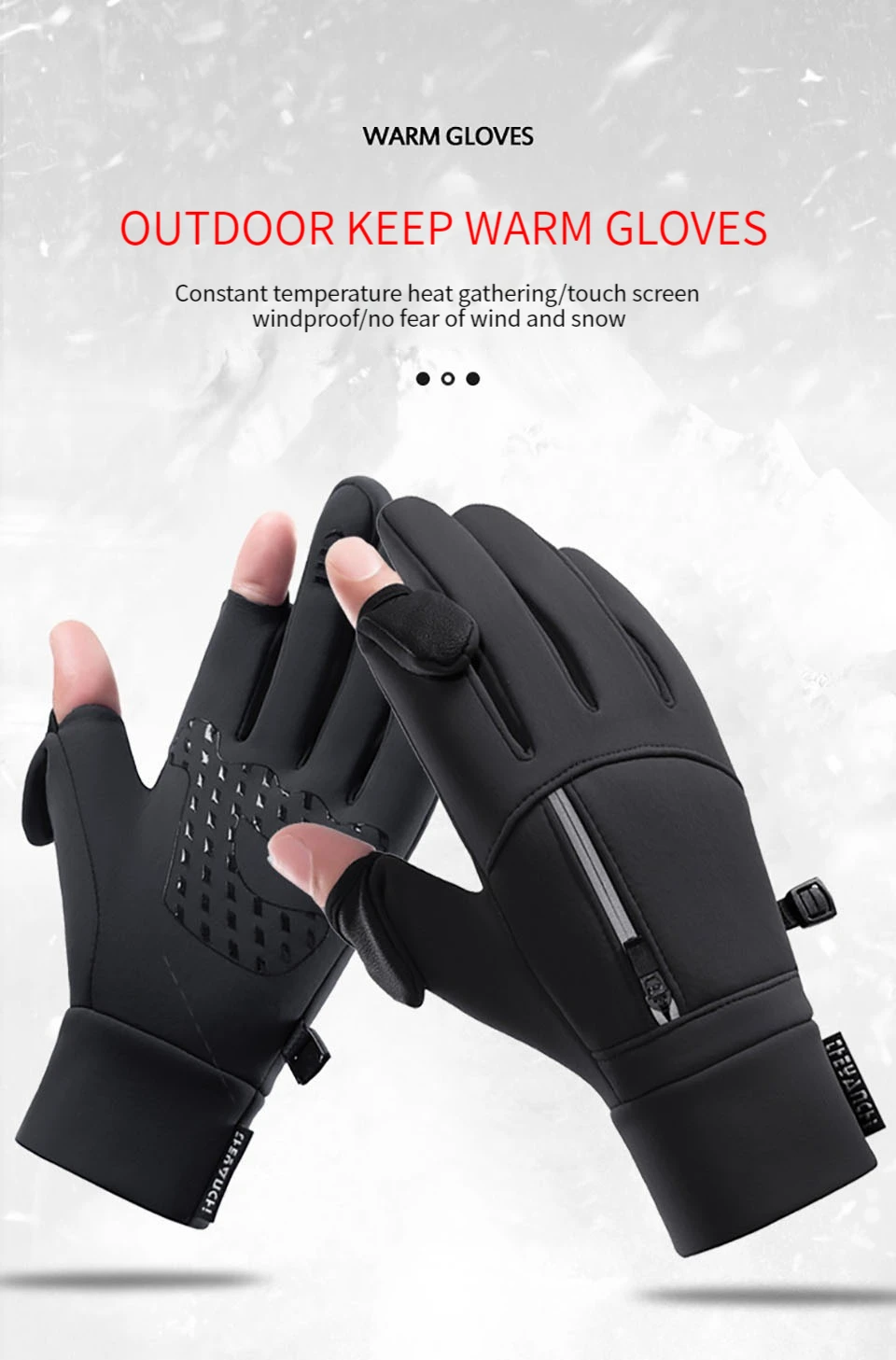 Manténgase cálido y elegante con estos guantes para exteriores duraderos