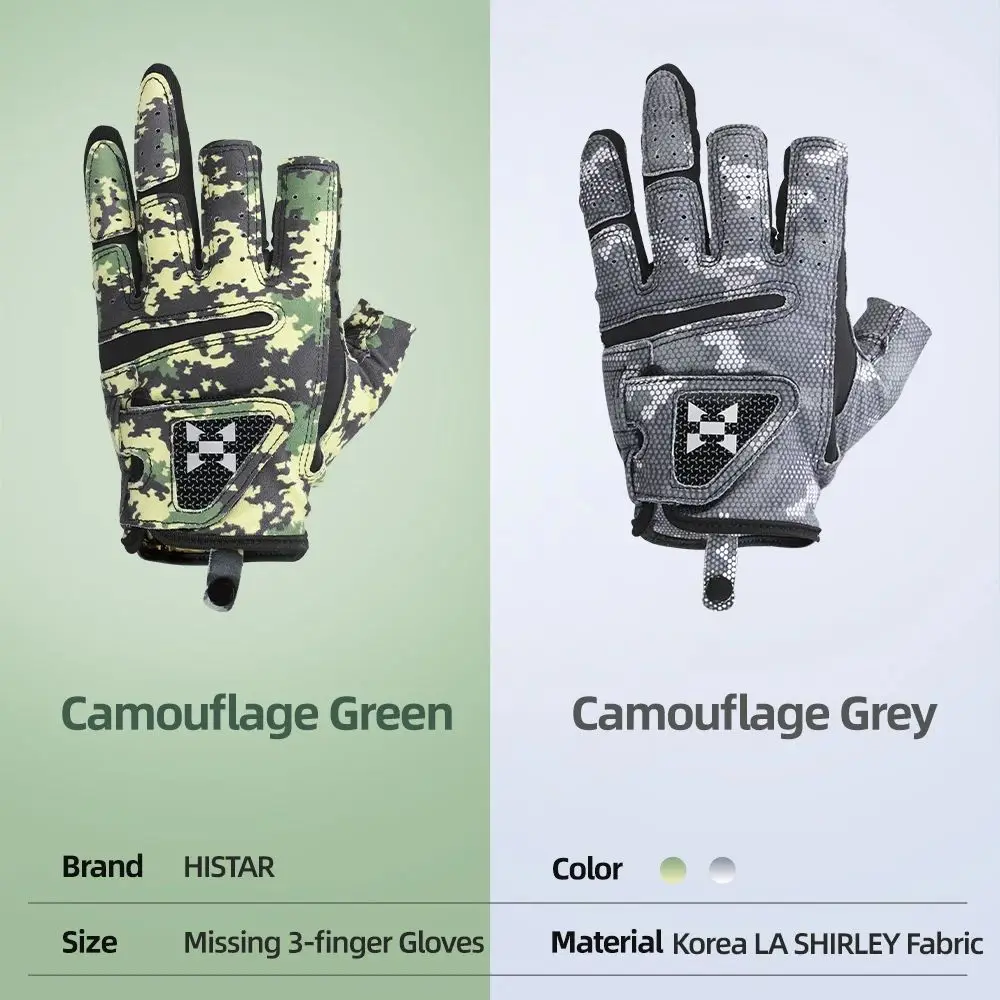 Guante de pesca HISTAR LA SHIRLEY – Lycra antideslizante camuflaje - imagen 4