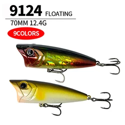 Señuelo Popper flotante 90F para lubina en agua salada