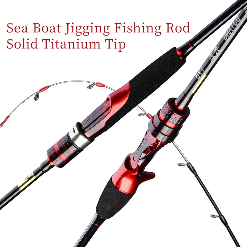 WinsCraft Caña Jigging Ultraligera – Carbono con Punta de Titanio - imagen 2