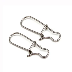 Conector SUS304 para anzuelos – Clip pesca vinilo giratorio