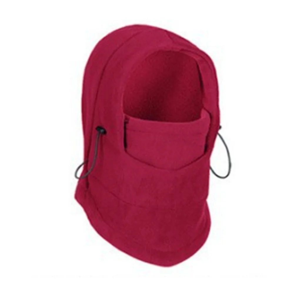 Pasamontañas térmico de lana para hombre, gorro cálido a prueba de viento, bufanda de senderismo, gorro de invierno, Bandana de Calavera, gorros, máscara facial - imagen 3