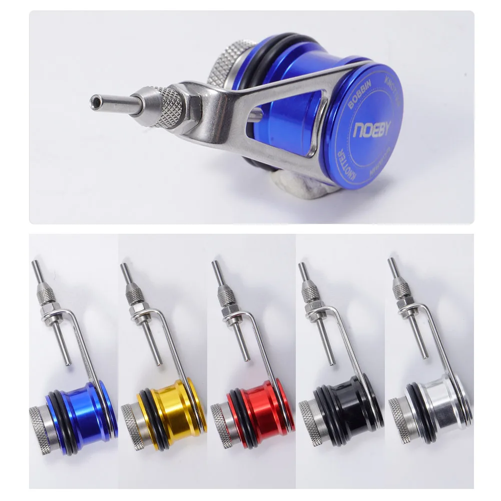 Noeby PR-lavador de bobina GT, perilla de sedal de pesca, herramienta de anudado de alambre, marco inoxidable, carrete de aluminio, enrollador, aparejos de pesca de asistencia - imagen 3