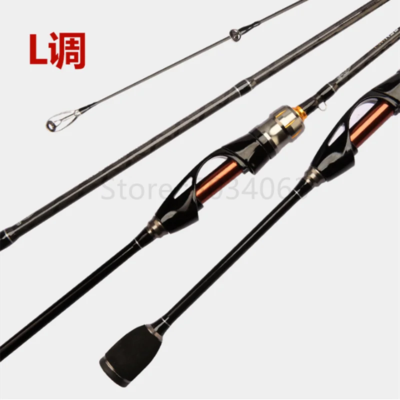 Cañas de pescar ultraligeras de fibra de carbono, caña giratoria, cebo, WT 1-10G, línea WT 3-8LB, río, trucha rápida, 1,68 m - imagen 4