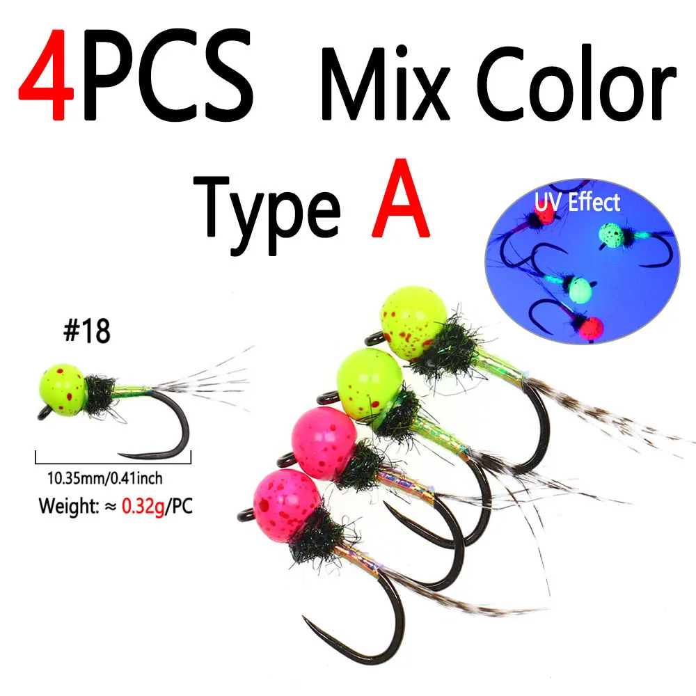 4pcs Mix Color A