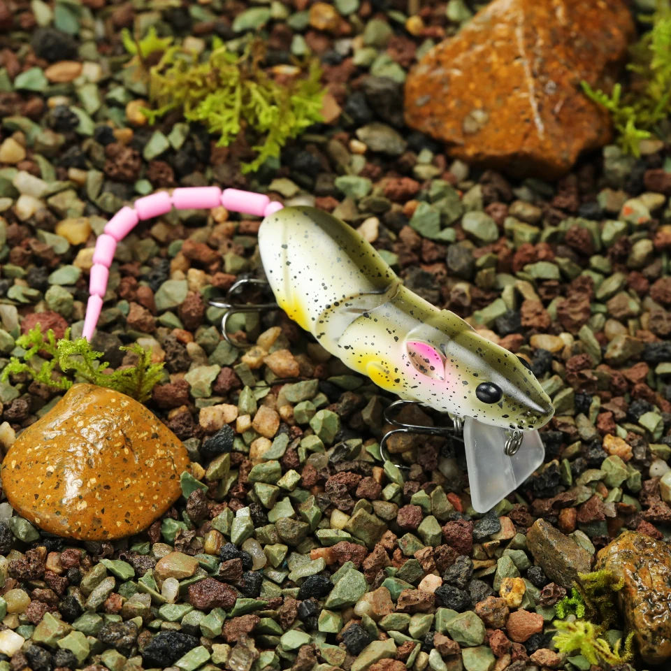 WALK FISH-señuelos de pesca biomiméticos, cebo duro Artificial con articulaciones rotas, lápiz de tiro largo, 155mm, 80mm - imagen 4