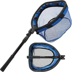 San Como Red de aterrizaje telescópica – Plegable con mango engomado