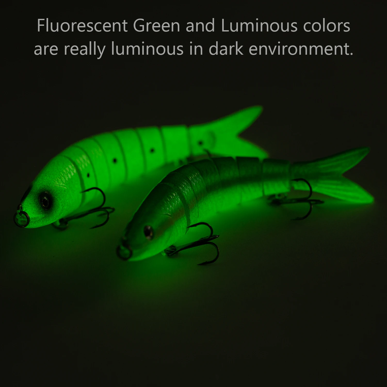 Swimbaits-señuelo duro segmentado para pesca, cebo para piscardo, arenque, lubina, salmón, Walleye, muskkie, 12,7 cm/23g, 4 paquetes - imagen 2