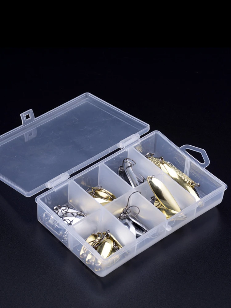 Equipo de pesca PD, juego de lentejuelas de boca de caballo, gancho único, corredor de carretera, cebo de rayas blancas, cebo de agua dulce Warbler, 2-5g - imagen 5