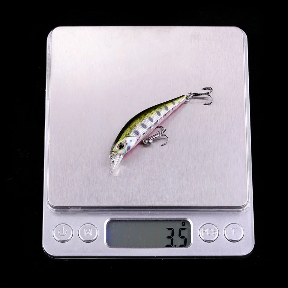 WALK FISH 1 Uds Mini pececillo hundido 55mm 3,5g nuevas Señuelos de Pesca señuelo duro profesional lápiz Wobbler Crankbait Bass Pike cebos - imagen 3