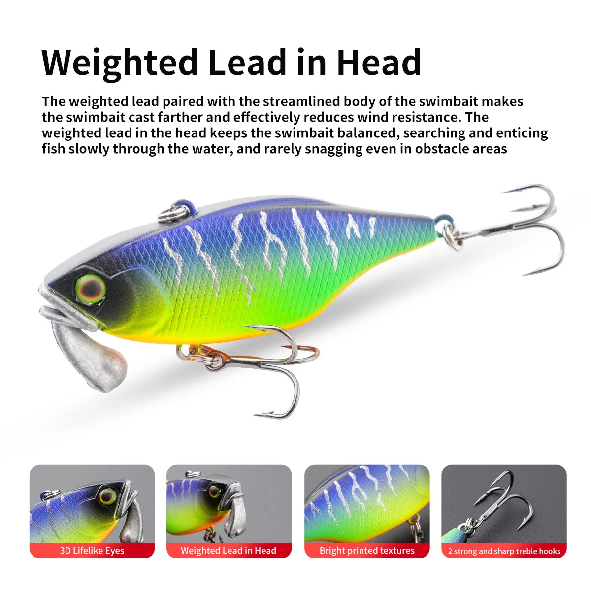 1 Uds. Señuelos de Pesca Testar 60mm 18g cebo de vibración de fundición larga Jig Head Wobbles artificiales láser cebo duro lubina trucha Pesca - imagen 5