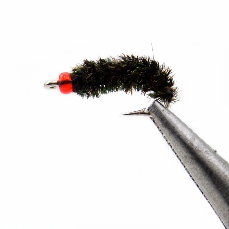Anzuelo de pesca con mosca, giratorio, semillas de melón, lentejuelas, atado a mano, cebo compuesto, nanomitas, gusano, lote de 2 piezas, venta - imagen 4