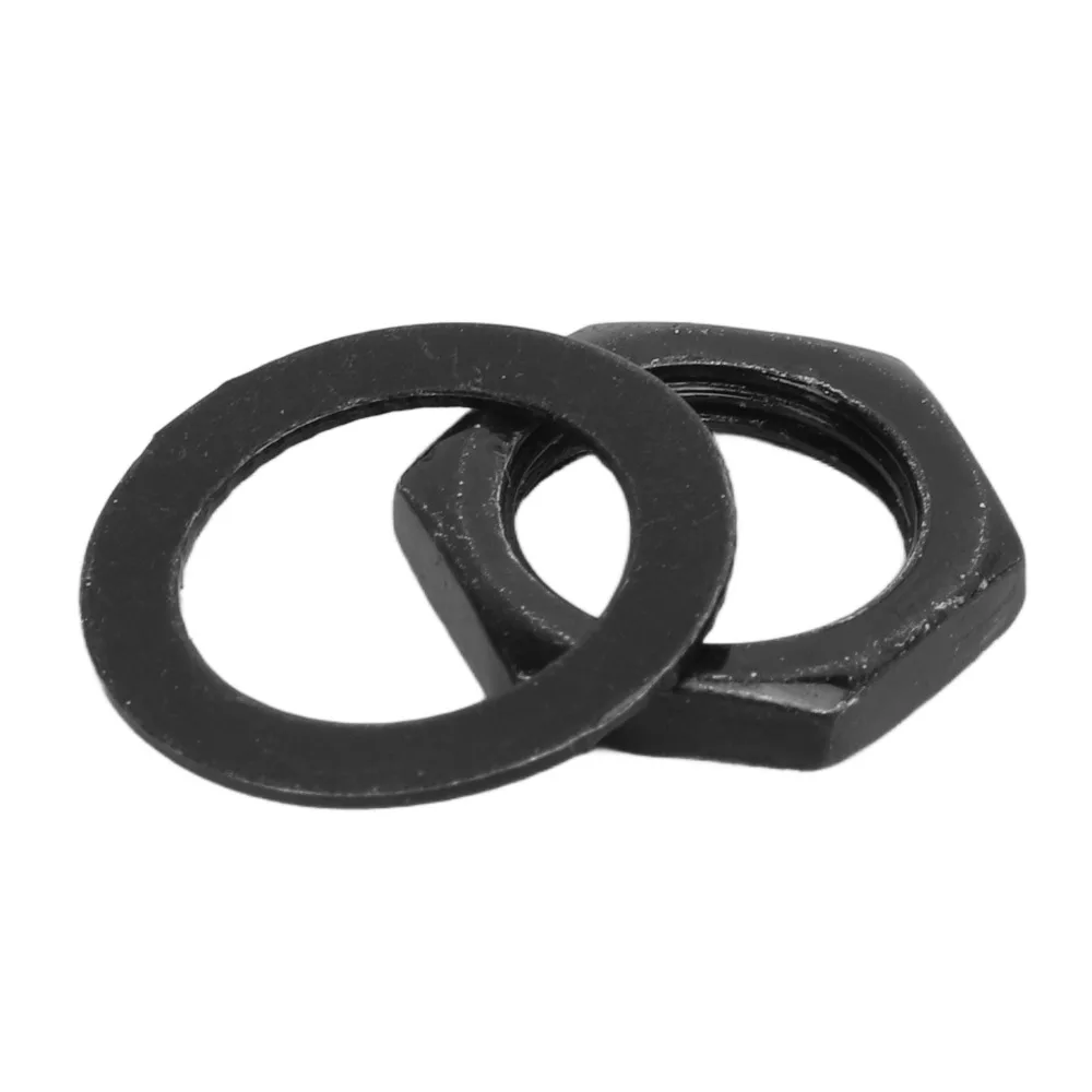 Rosca Hembra M9 Arandela de tuerca Jack para guitarra Kit de sujeción negro/plateado/oro Fijación de instrumentos Piezas de repuesto - imagen 4