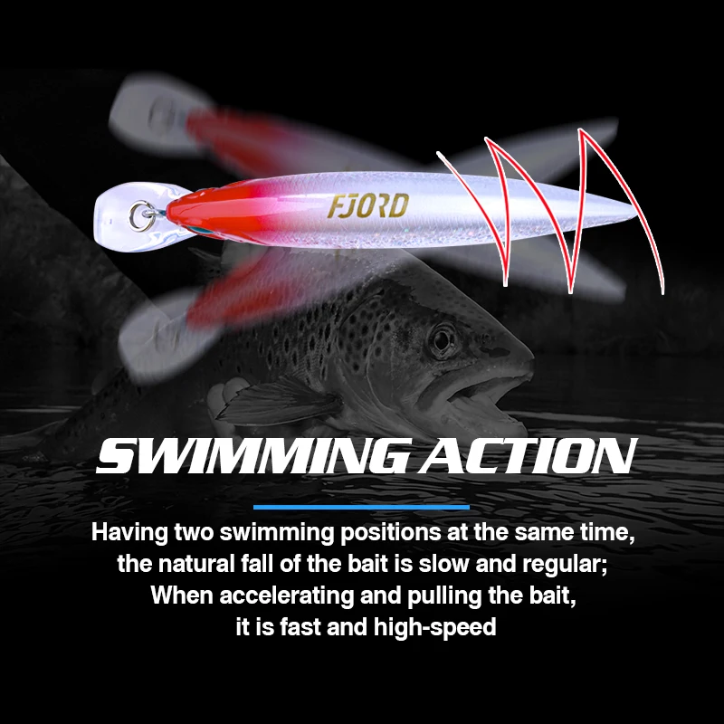 FJORD pececillo pesado 90S 40g 50g señuelo de pesca de mar de agua salada tiro submarino cebo Artificial profesional accesorios de pesca - imagen 5