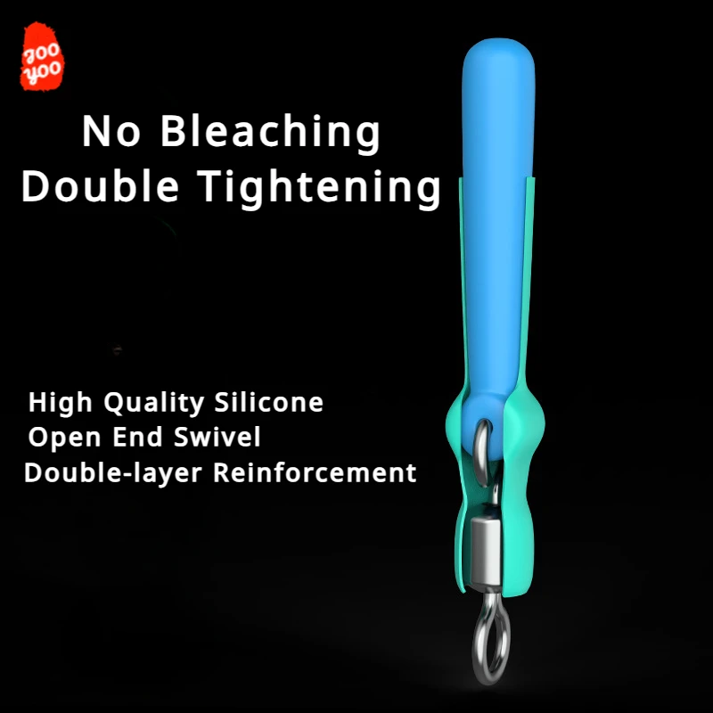 Soportes de silicona para flotador de 10 piezas, soportes de derrape reforzados, tobogán Jumbo giratorio de alta velocidad, accesorios de pesca, herramientas - imagen 4