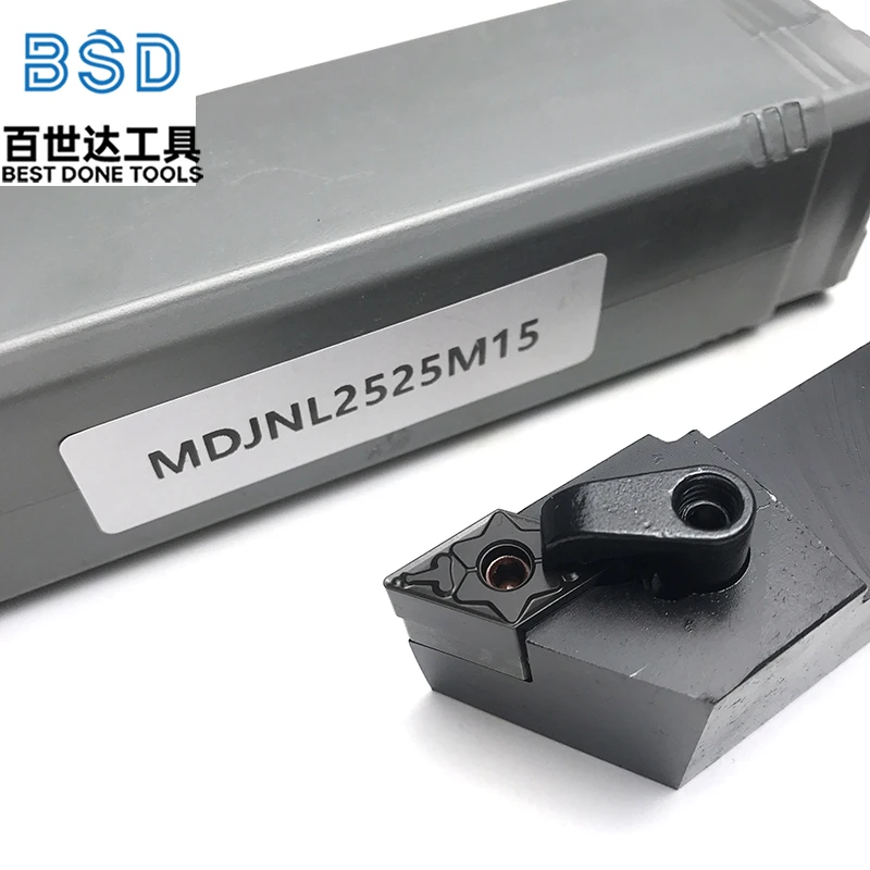 Portaherramientas de torno Indexable MDJNL2525M15, herramienta de torneado externo de alta precisión para máquina CNC, suministro directo de fábrica - imagen 3