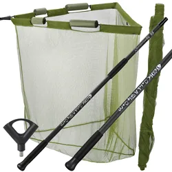 Red de pesca retráctil Sougayilang – Plegable para carpa y trucha
