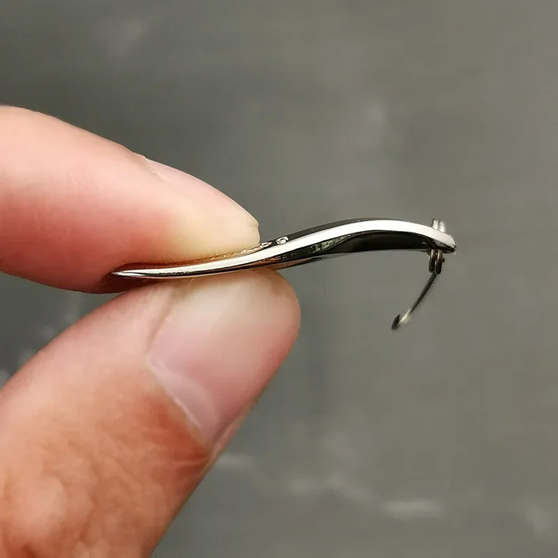 OUTKIT-Señuelos de Pesca con lentejuelas, cuchara de Metal, plantilla de sanguijuela, Wobbler Isca, Crankbaits artificiales para Pesca con mosca, cebos duros, señuelo para trucha - imagen 3