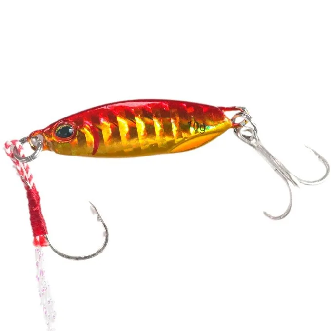 Señuelo de pesca pequeño, Jigbait corto, señuelos artificiales, cebo de Metal duro, anzuelo de simulación, serie japonesa, 1 pieza en oferta - imagen 5