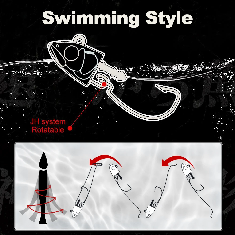 Señuelo Black Minnow Hunthouse LW216 7-120 g - imagen 3