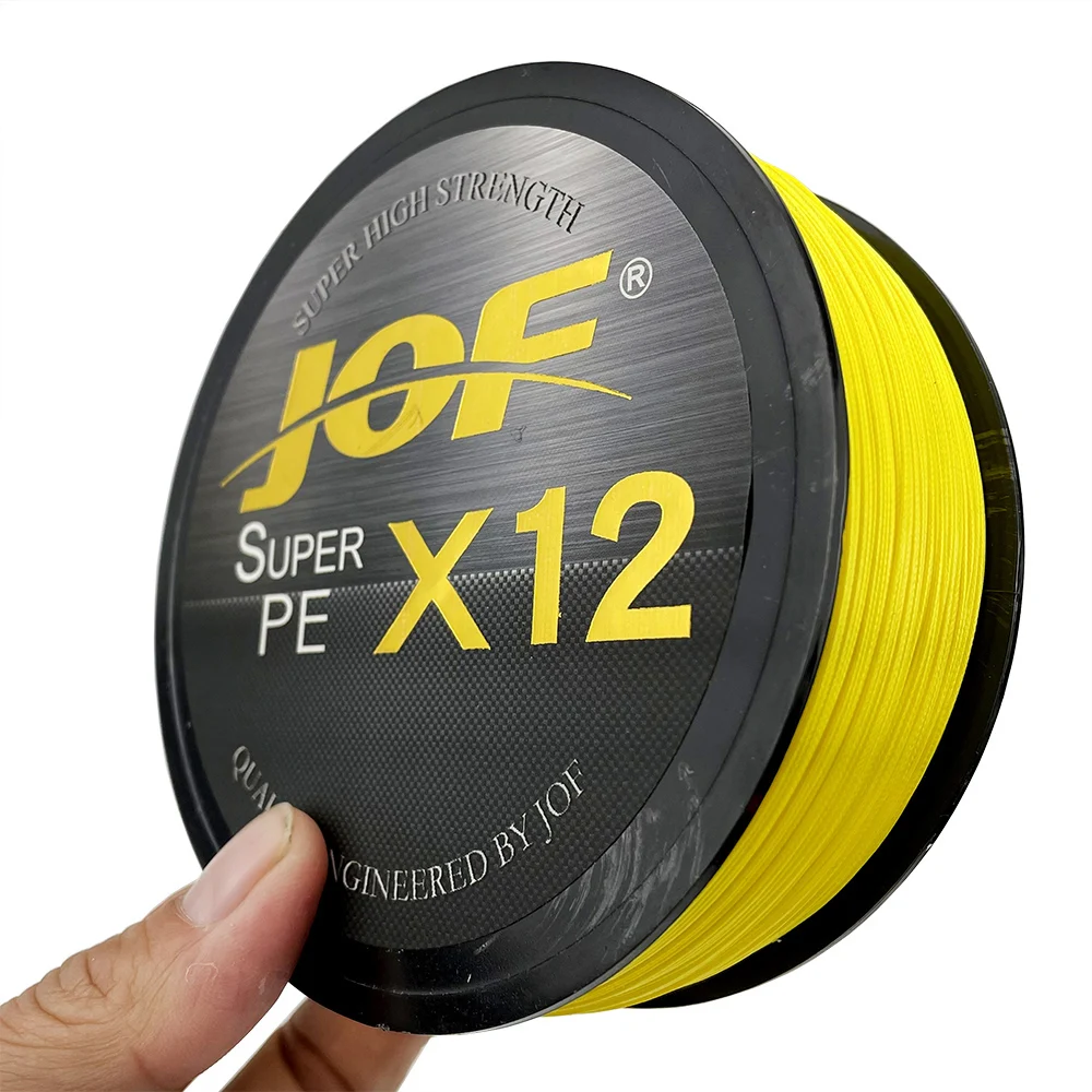 JOF 12Strands 0.6-6.0# Braided PE Fishing Line 100M Fly Multifilament Carp Wire Japan Multicolor Sea Line Super Strong 22.5-92LB - imagen 3