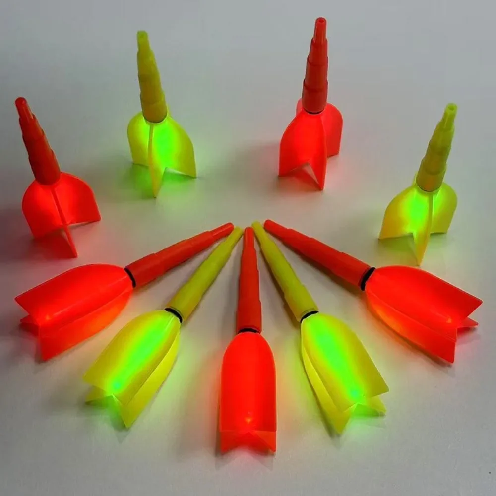 Caña de pescar llamativa, palo de iluminación, aparejo nocturno LED impermeable extraíble, aparejo flotante de 2 colores, lámpara de poste electrónico, 5 uds. - imagen 5