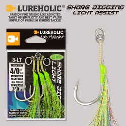 Anzuelo Iseama Lureholic 8-LT para jigging ligero en agua salada