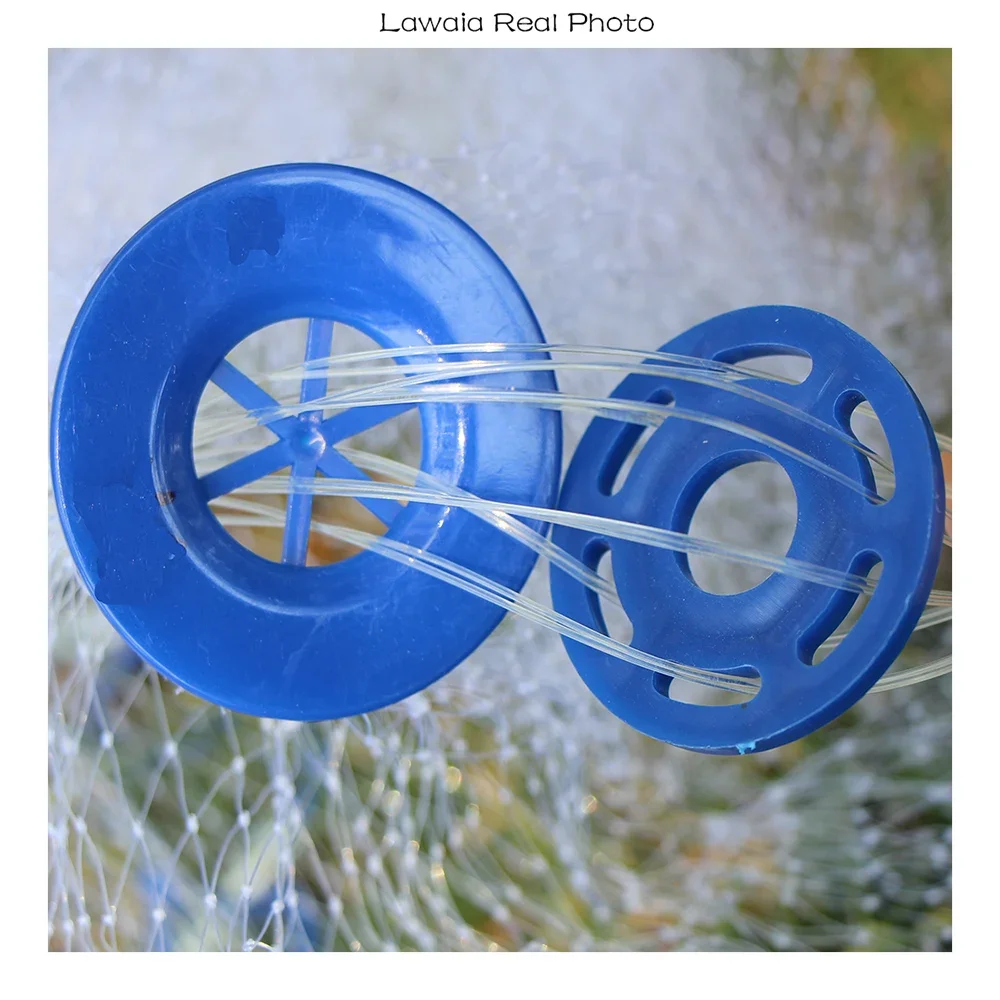 Lawaia-red de pesca con mosca, Red de fundición a mano americana, tiene plomos, deportes, tiro a mano, diámetro de 1,8 m-7,2 m - imagen 3