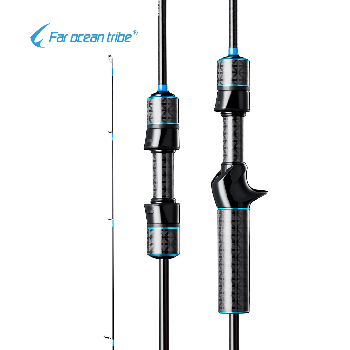 Caña de pescar de carbono puro UL de acción rápida, caña de fundición de Punta sólida para trucha, Creek Dance, 1,5/1,7 m - imagen 2