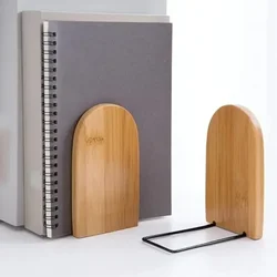 Sujetalibros hierro madera estilo Simple escritorio oficina