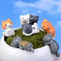 Adornos gatitos suerte dibujos animados para hogar y oficina