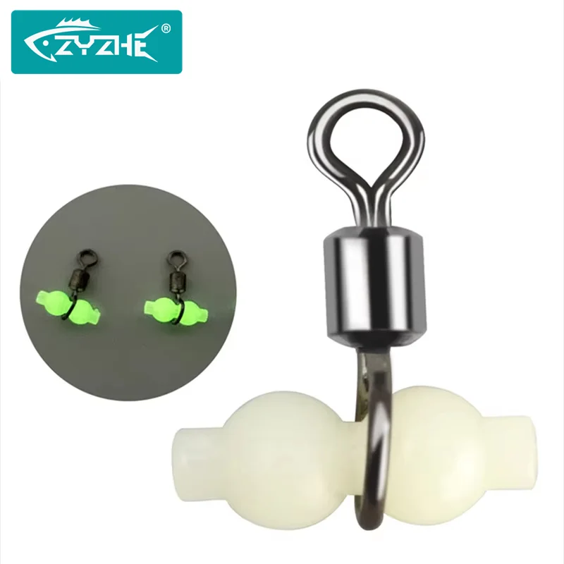 Conector giratorio triple luminoso ZYZHE – para anzuelos - imagen 2