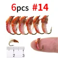 6pcs size 14 brown