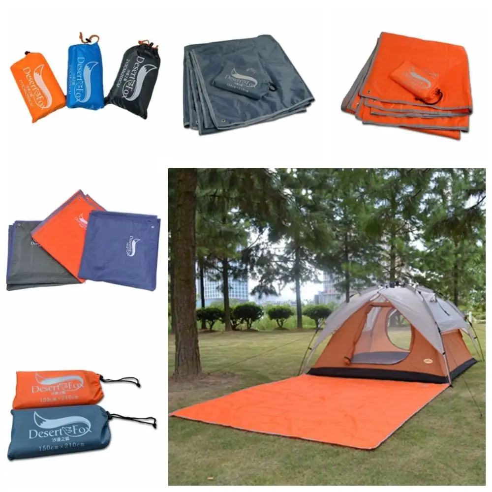 Alfombra impermeable para suelo de tienda, lona con huellas de tienda, estera de Picnic de tela Oxford con saco, estera multifunción para suelo de acampada, manta de playa - imagen 2