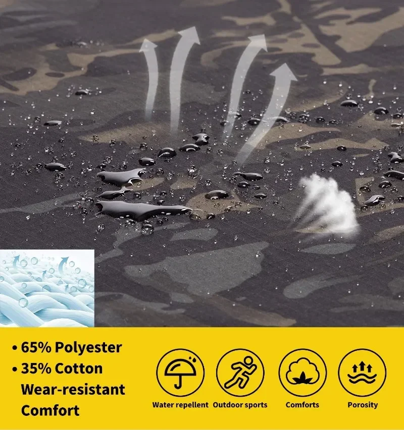 Traje táctico de combate CP, uniforme Softair, ropa para hombre, camiseta de senderismo, camisa de camuflaje, pantalones Cargo, conjunto para correr, ropa de campamento de verano - imagen 5