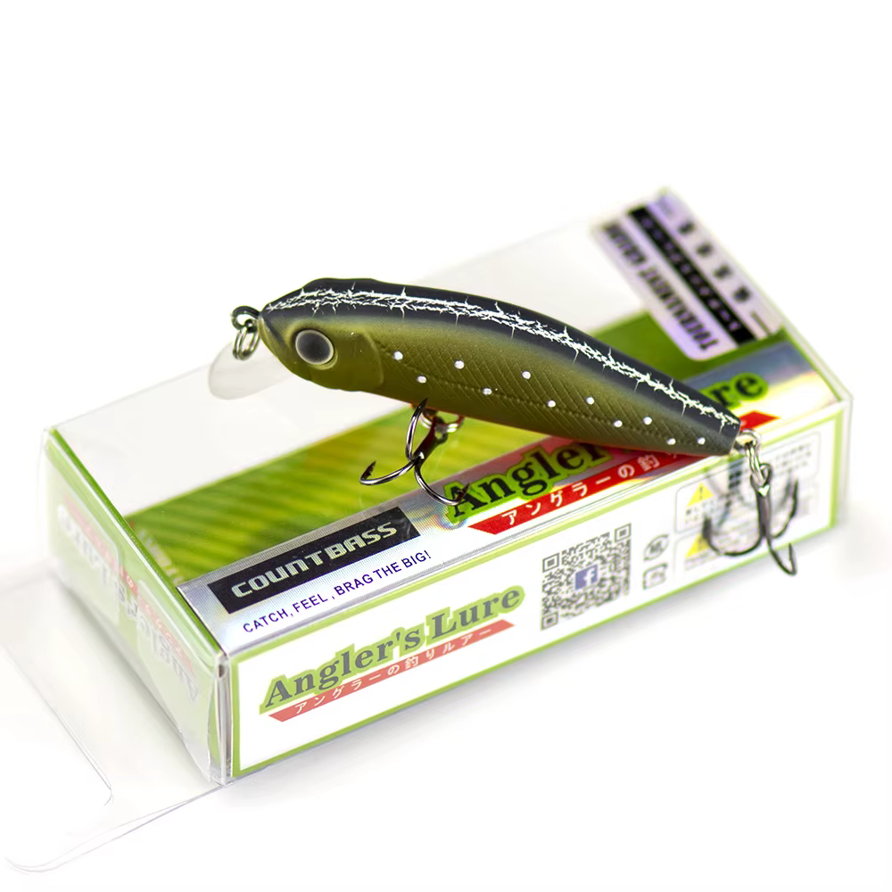 Countbass Minnow wobbler flotante para lubina – señuelo de pesca - imagen 5