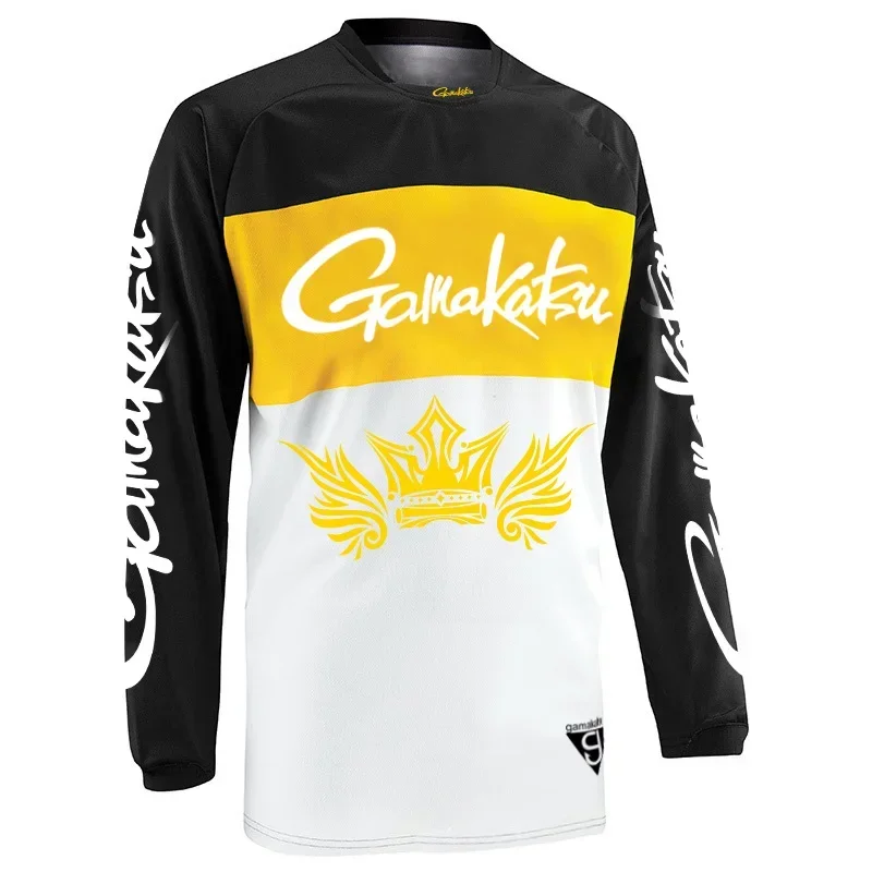 Camiseta de pesca antisudor de verano 2025, ropa deportiva de pesca al aire libre, ropa de ciclismo, camiseta de pesca transpirable con protección solar - imagen 2