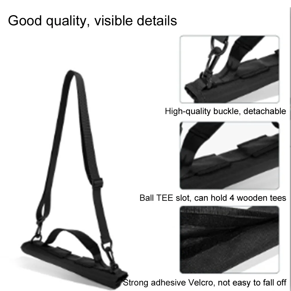 Mini bolsa portátil de nailon para palos de Golf, bolsa de transporte de pistola de Golf Simple, bolsa de viaje, estuche de entrenamiento de Golf con correas de hombro ajustables - imagen 3
