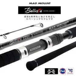 Madmouse Ballista Caña Shore Jigging Portátil FUJI Secciones para mar