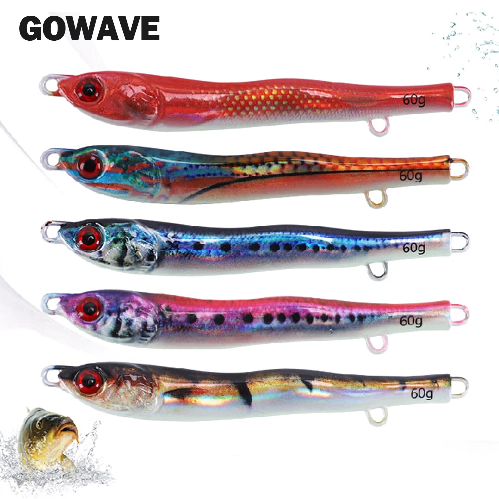 Señuelo de pesca de lubina, plantilla de Metal 3D, 9cm, 40g, señuelo de pesca Jigging, curricán, fundición a tierra, cebo Artificial realista, 1 unidad - imagen 5