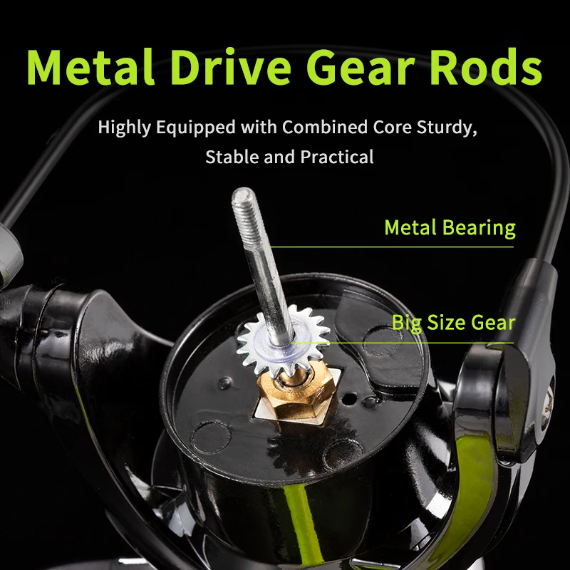 MX Innovador carrete giratorio resistente al agua, potencia máxima de arrastre, para lubina carrete de pesca, pesca de Lucio, 18kg - imagen 4