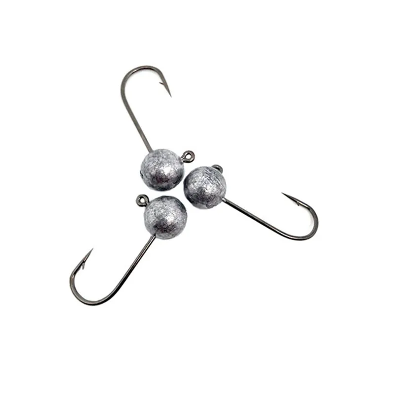 10 unids/lote Mini anzuelo con cabeza de anzuelo Rockfish 0,8g 1,8g 3,5g anzuelo de púas trucha gusano suave señuelo anzuelo de pesca aparejos de pesca - imagen 5