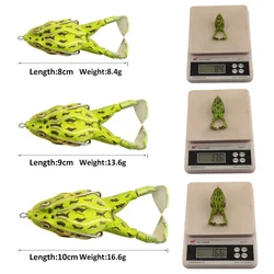 Spinnerbait con doble anzuelo – Señuelo blando para agua salada