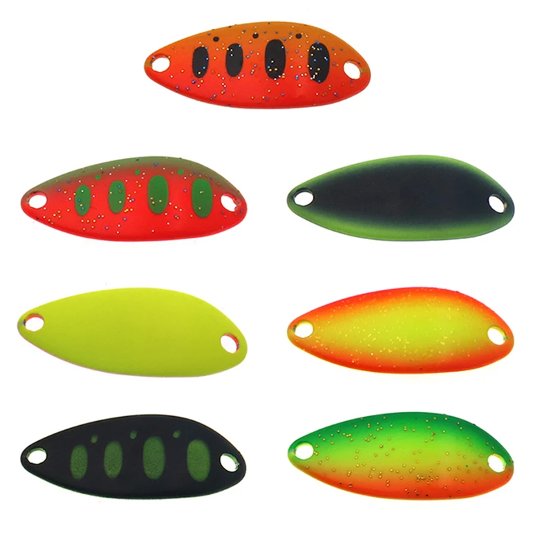 HISTOLURE-señuelo de cuchara de Pesca de trucha en t, 3,2g/32mm, Señuelos de Metal de cobre, cebos duros, SpinnerBaits, Pesca Artificial - imagen 3