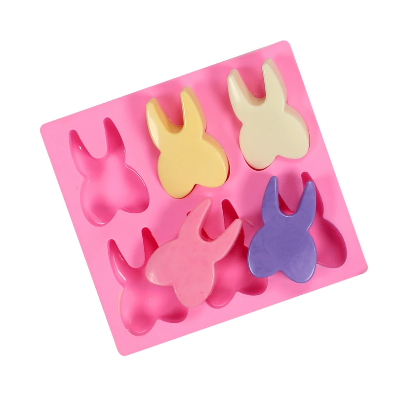 Molde de silicona con dientes de 6 agujeros, molde para pastel de Chocolate, Fondant, molde 3D en forma de diente, utensilios para hornear pasteles, galletas, dulces, cubitos de hielo, jabón, herramienta DIY - imagen 2
