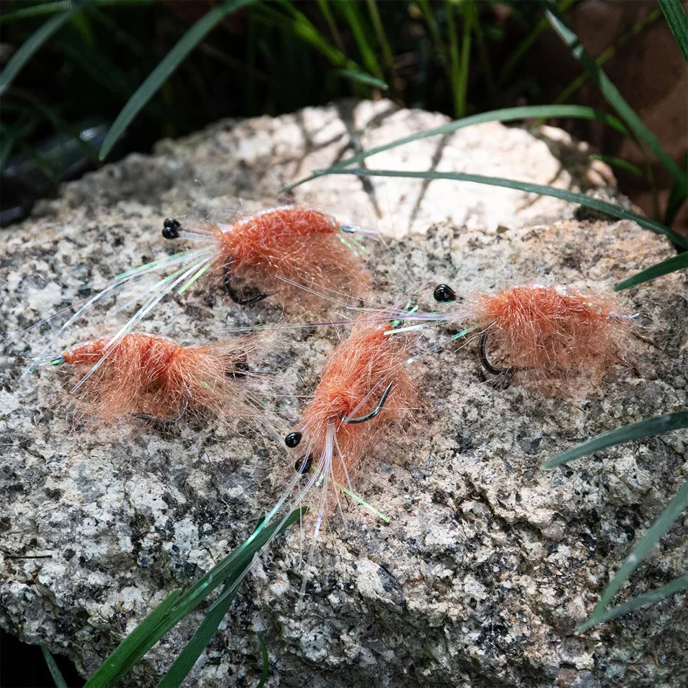 Goture Señuelos Mosca Camarones Hundibles para Trucha Agua Salada - imagen 4