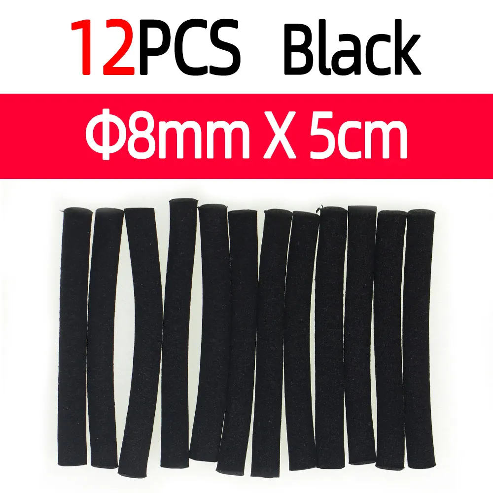 12pcs Black 8mm