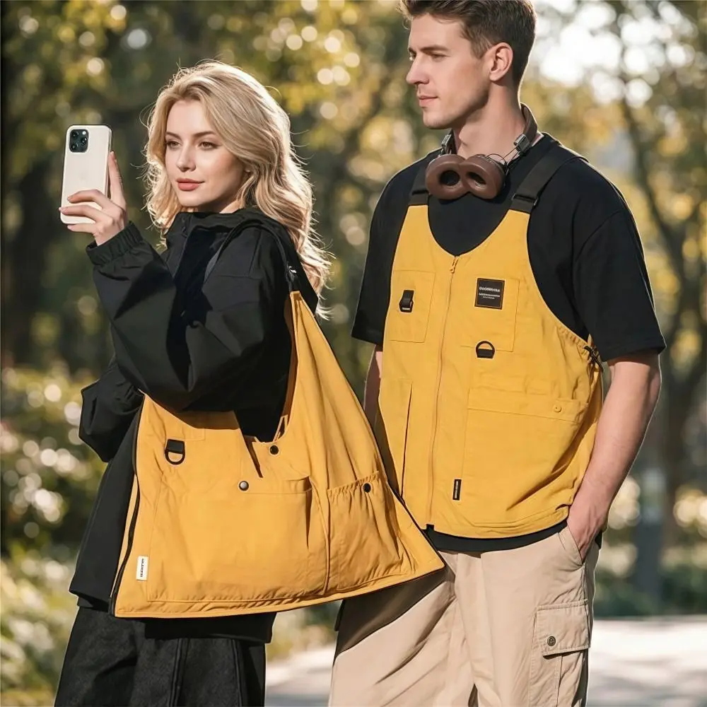 Chaleco de pesca multifuncional unisex – Bolsillos de secado rápido - imagen 5