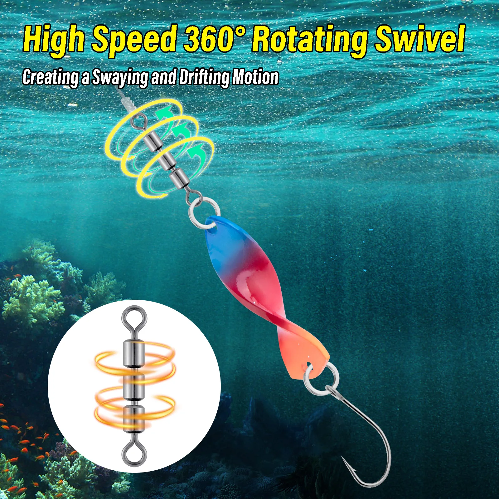 Señuelos Spinnerbait cuchara con cuchillas retorcidas para perca - imagen 4